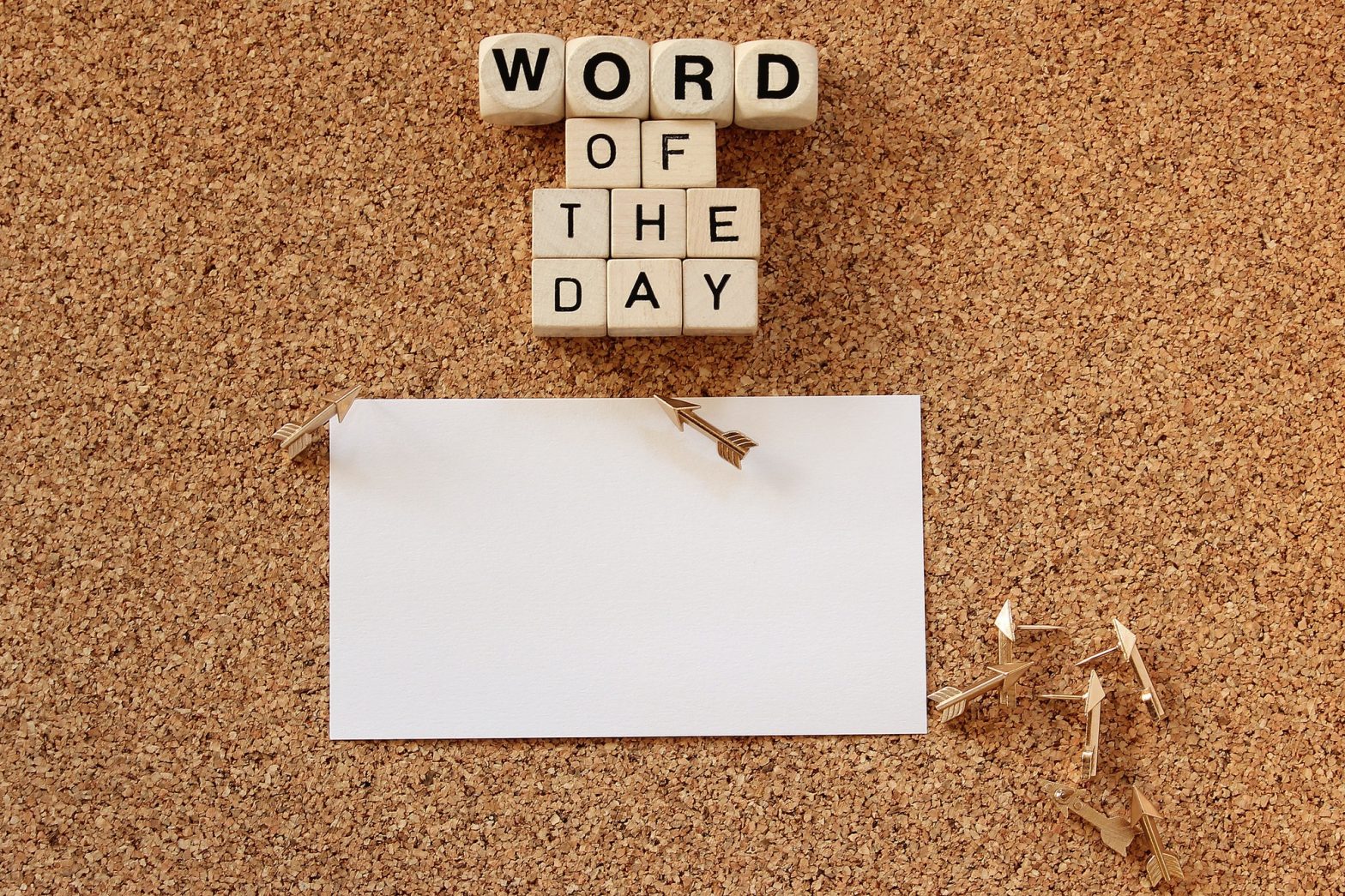 Word of the day concept